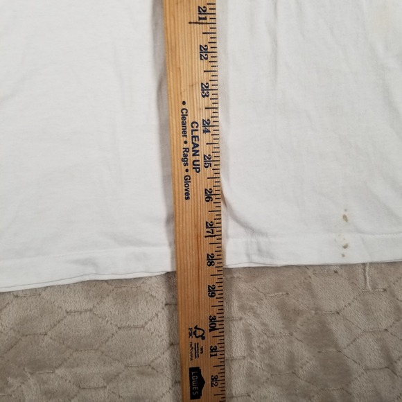 VTG 1986 Northwest Earth Aztec Art Single Stitch Shirt Sz Lg USA Made STAINED - Picture 10 of 12